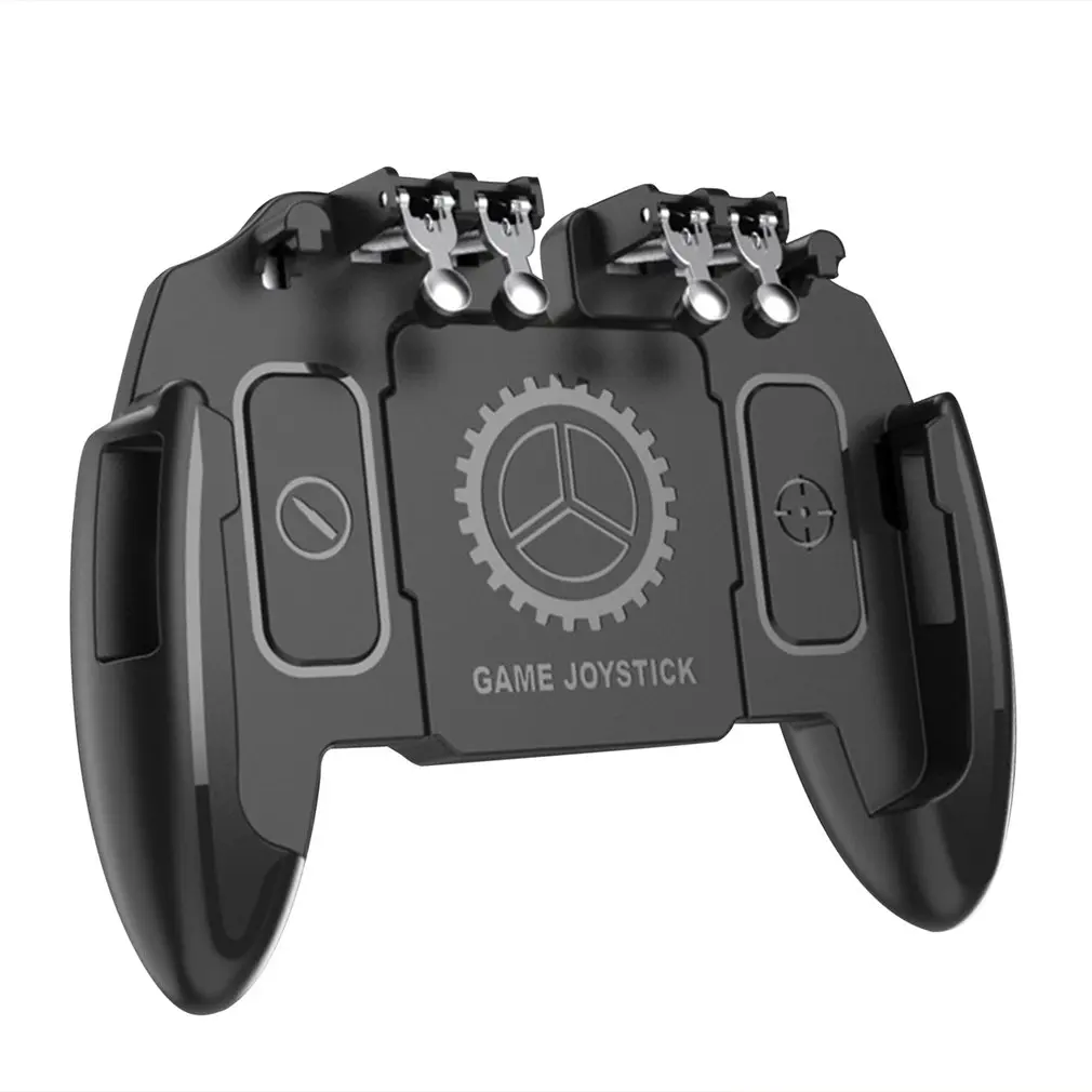 

M10 Six Finger PUBG Mobile Game Controller Gamepad Trigger Aim Button L1 R1 Joystick with Cooler Cooling Fan