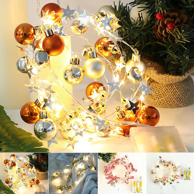 2m LED String Lights Christmas Tree Holiday Decor Home Party Supplies Ornaments