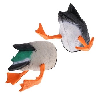 

2 Pcs 3D Lifelike Mallard Duck Butt Wild Duck Lure Black Colro Duck Pout Play Greenhand Gear Decoys For Multipurpose Children