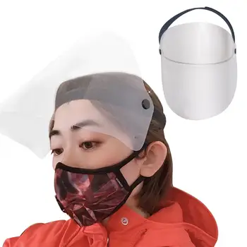 

10PCS Transparent Dust-proof Protect Full Face Covering Mask Safety Protection Visor Shield Stop The Flying Spit