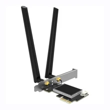 Двухдиапазонный 2,4 Гбит/с беспроводной сети AX200NGW Wifi PCI-E 1X карта для Intel AX200 2,4G/5 ГГц 802.11ac/ax Wi-Fi Bluetooth 5,0 адаптер