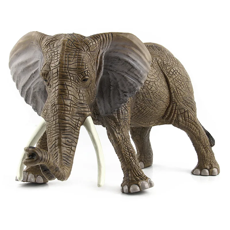 

Animal World Terrestrial Nursing Animal Elephant Proboscidea Vinyl Hollow Animal Model Garage Kit Decoration Doll