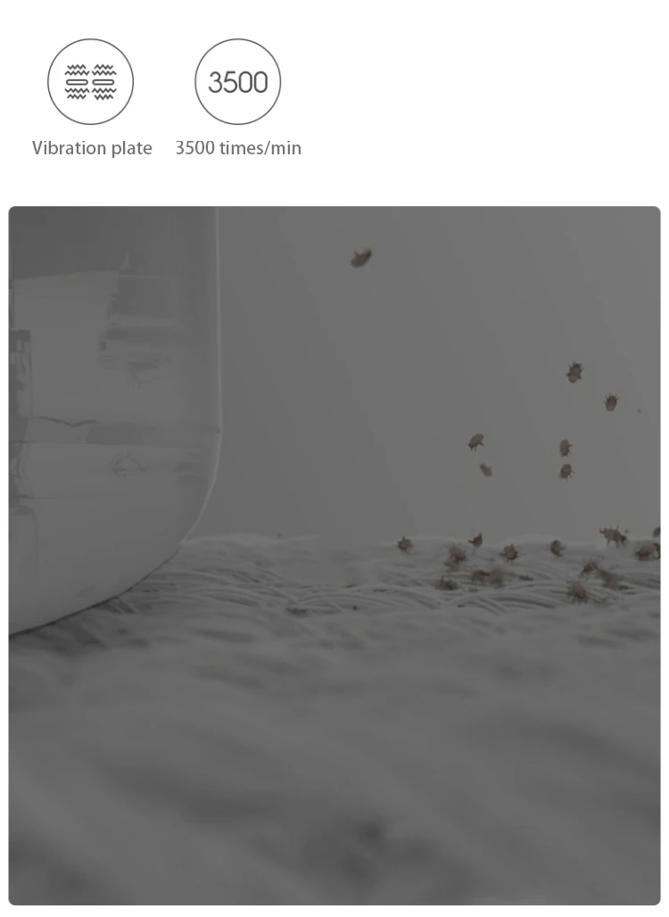 Youpin Deerma CM2100 УФ беспроводной пылезащитный контроллер клещей ручной пылесос с 2200 мАч емкость аккумулятора 6000 ПА всасывания