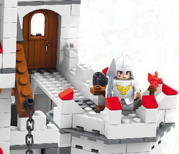 

AUSINI ausini Assembled Building Blocks 27110 Castle Toy Building Blocks 1118 PCs Educational Toy