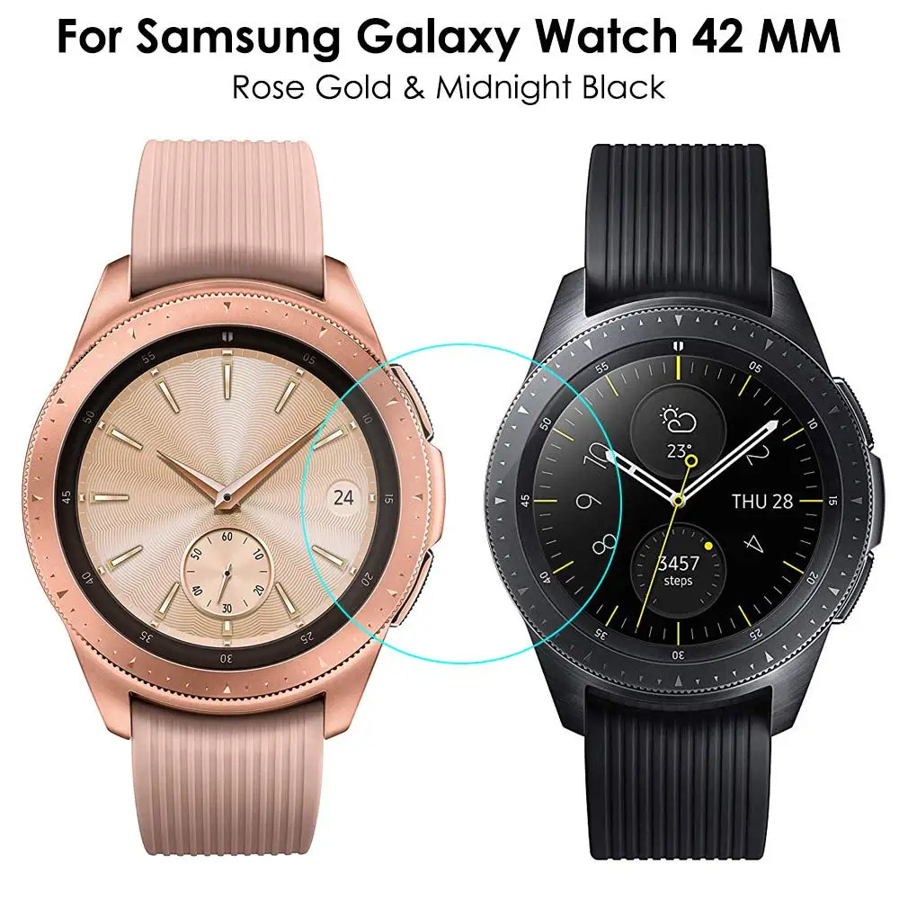 Cover for Samsung Gear S3 frontier Classic Clear Protective Film for Samsung Galaxy Watch 42MM 46MM Tempered Glass Screen