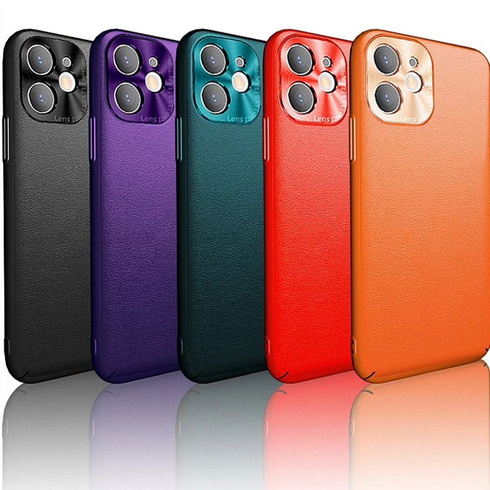Роскошный простой кожаный чехол для телефона iPhone 11 Pro Max 7 Plus 8 6 6S SE 2020 2 SE2 X Xr Xs