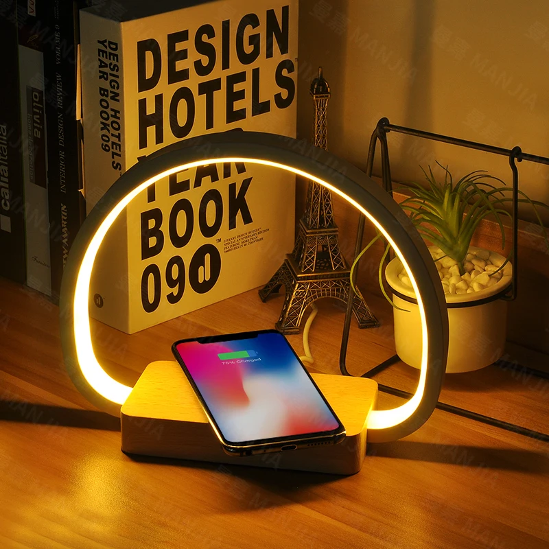 Lampe de chevet Tactile avec chargeur sans fil