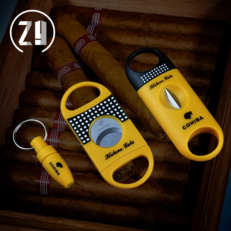Набор резцов COHIBA для сигар комплект из 3 с V-образным вырезом и двойным лезвием
