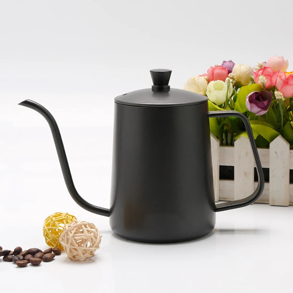 

Home Kitchen Tools 500ml Long Narrow Spout Coffee Tea Pot Drip Long Spout Kettle Cup Stainless Steel Pour Over Gooseneck Kettle