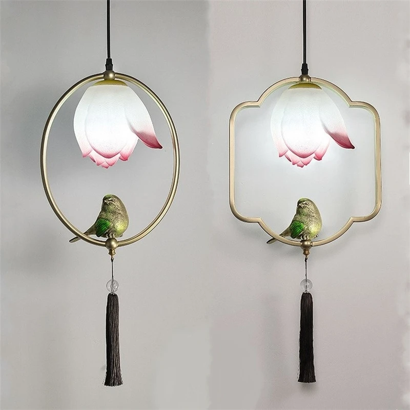 

Modern Bird Lamp Classic Personalities Balcony Aisle Corridors Restaurant Pendant Lights Parlor Study Cafe Decor Light Fixture