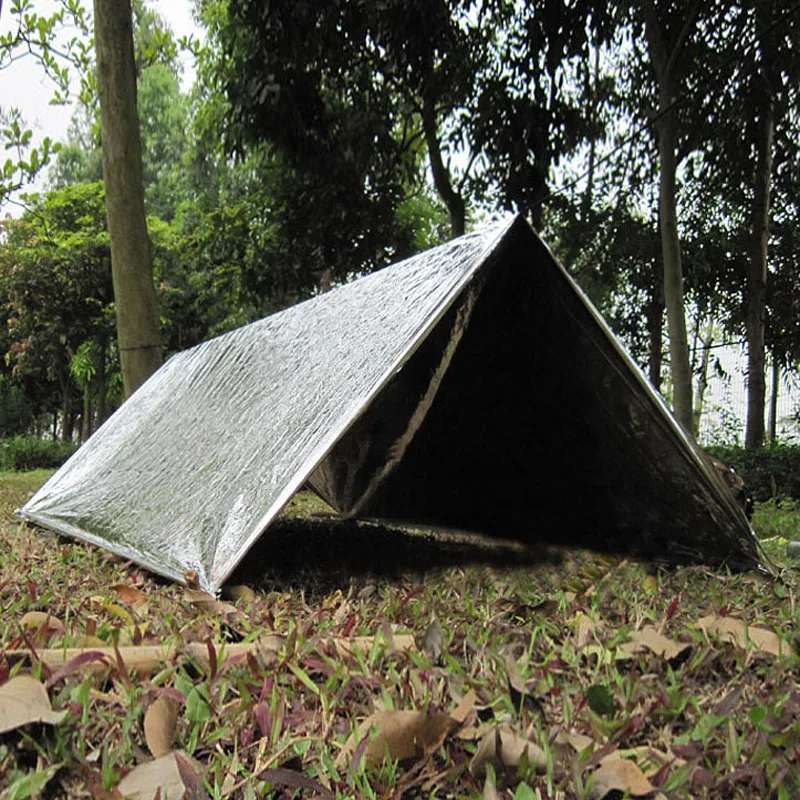 Простой 190*240*90 мм алюминиевая пленка для кемпинга палатка для выживания аварийное укрытие спальный мешок для палаток