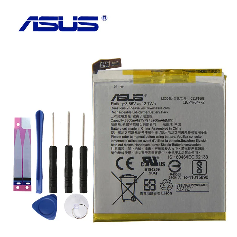 

Original ASUS C11P1608 Phone Battery For ASUS Zenfone AR ZS571KL A002 A002A