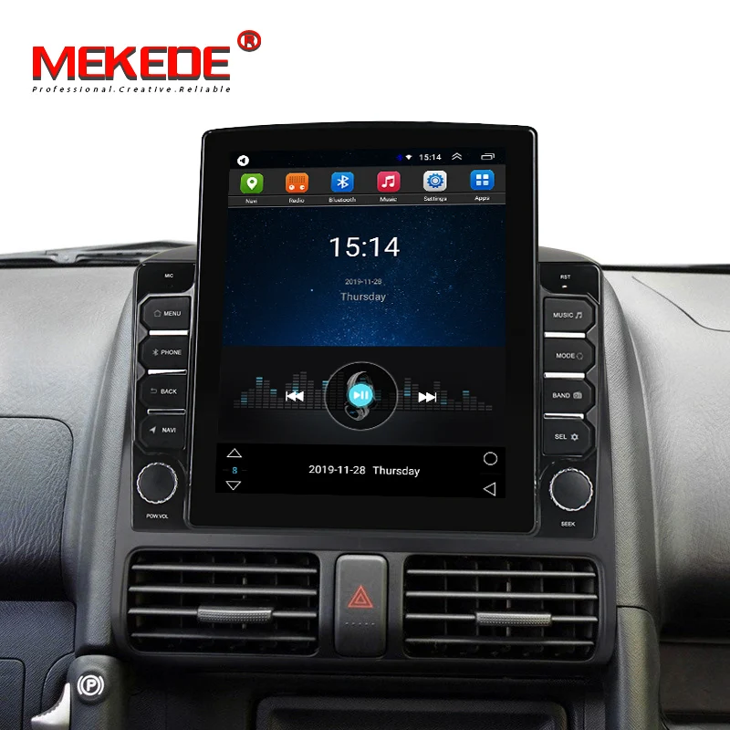 TOP! Tesla screen 2din Car DVD Multimedia Player for Honda CRV 2002 2003 2004 2005  Auto Radio GPS navigation DSP 4G carplay