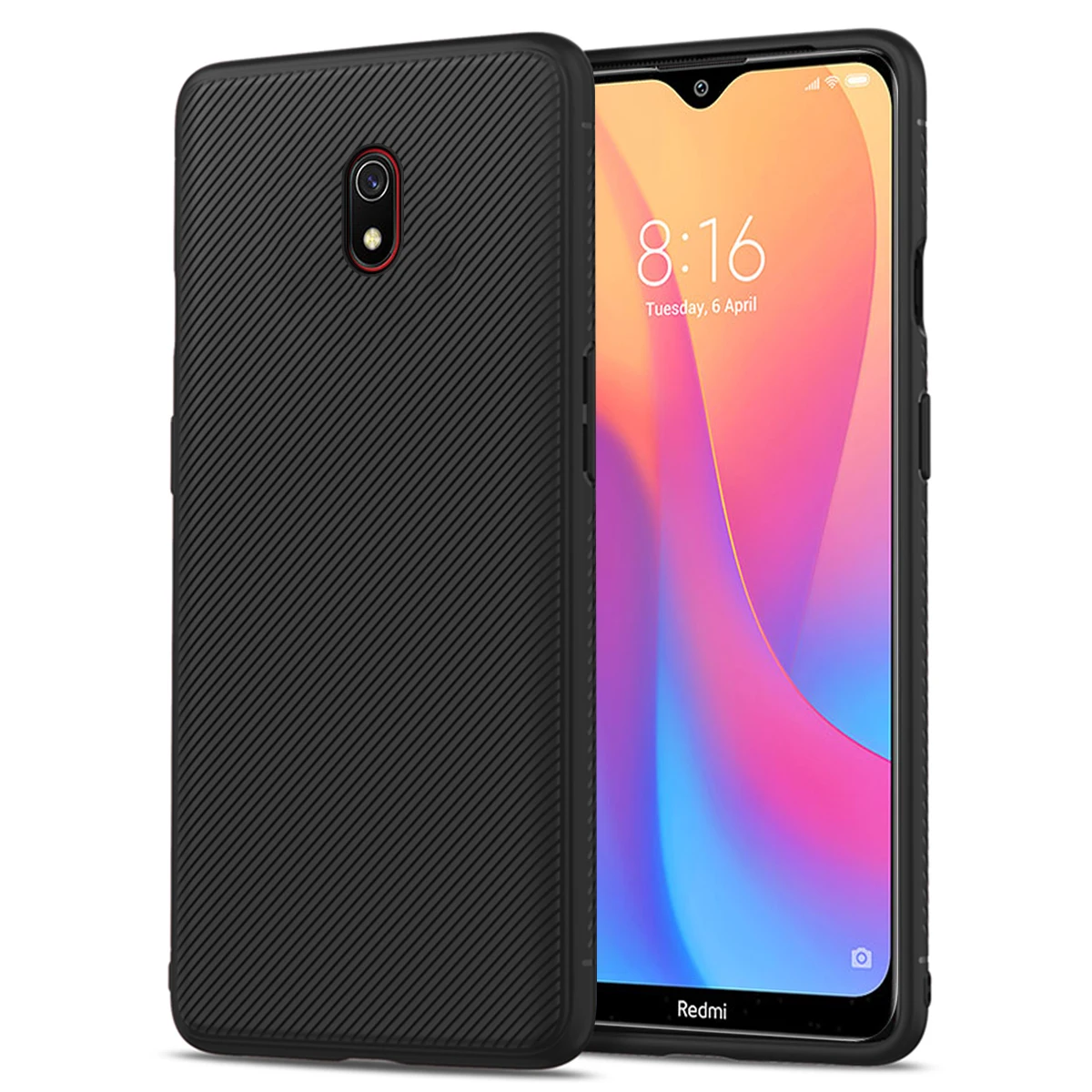 Силиконовый чехол для Xiaomi Redmi 8A с защитой от царапин мягкий матовый защитный из
