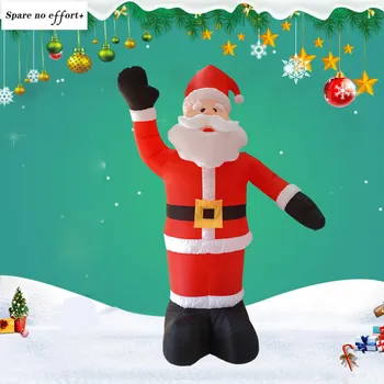 

Christmas Inflatable Decorations Santa Claus Air Mold Courtyard layout Inflatable Santa Claus outdoor Christmas party decoration