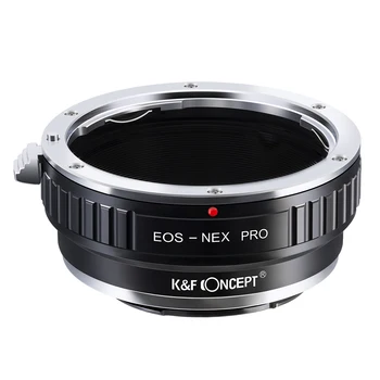 

K&F Concept Lens Mount Adapter with Light-reducing Paint for Canon EOS Lens to Sony Alpha Nex E-Mount NEX-3 NEX-5 Camera Body