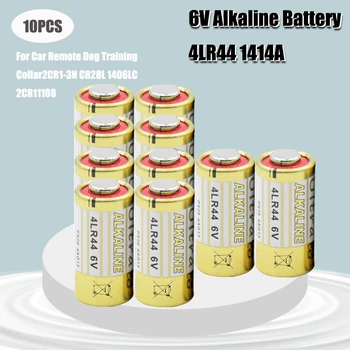 

10PCS 6V 4LR44 150mAh Dry Alkaline Battery Primary Cell GP476 K28 V28 PX28AB L1325 1414A V4034PX PX28L K28L For Security Alarms