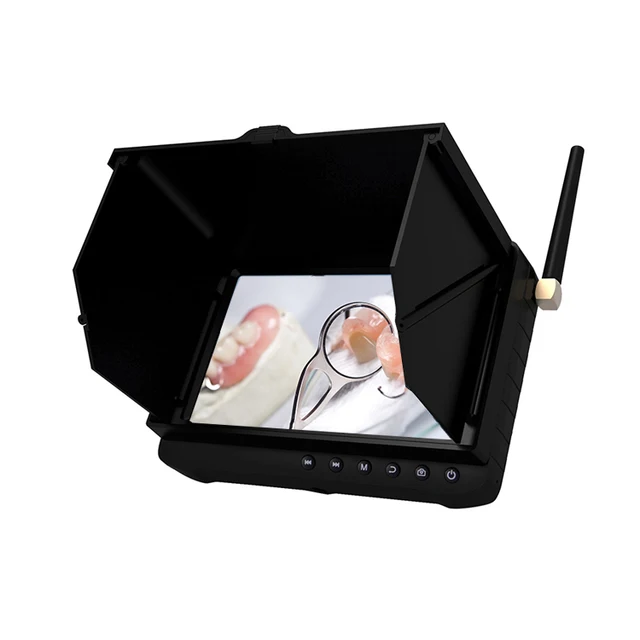 $158.99  Free shipping 32CH 5.8G Wireless receiver 5inch mini recorder FPV drone monitor