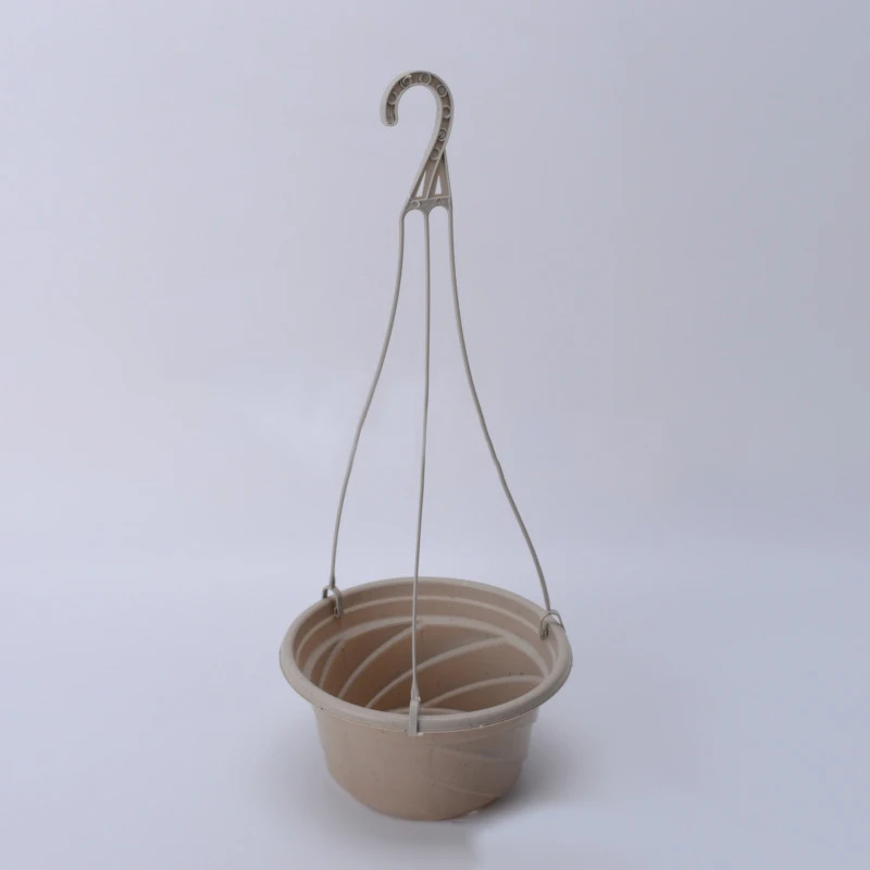 Hook Type Flower Green Plant Pots W/ Chain Basket Holder Home Garden Decoration
