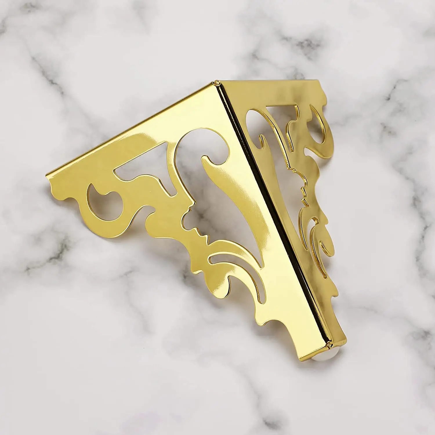 4pcs Metal Furniture Legs Feet, Pattern Hollow table legs，Modern Sofa Legs Bed Table Accessories Cabinet Replacement foot