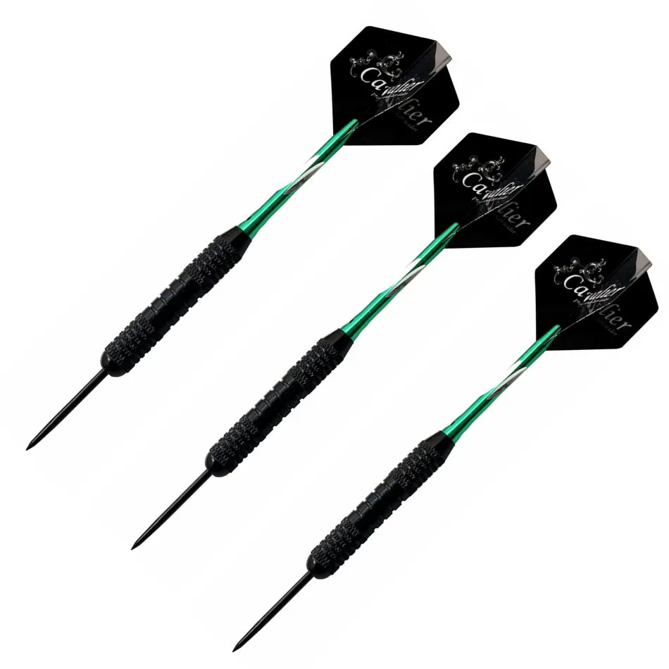 3pcs/set Professional Darts Free Carry Box 22g Black Golden Color Steel Tip Steel Tips Darts Darts With Brass Darts Shafts - Цвет: GREEN