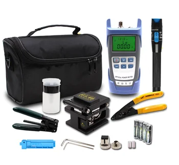 

Ftth Fiber Optic Tool Kit With Fiber Cleaver And Power Meter