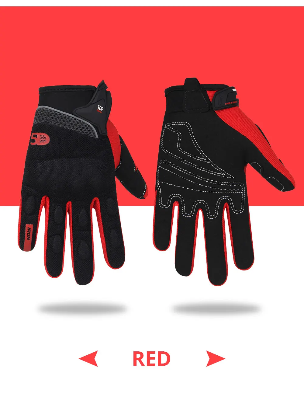 New Motorcycle Gloves Breathable Moto Full Finger Glove With Protection Riding Racing Accessories Moisture Wicking for 4 Seasons motorcycle glasses with foam