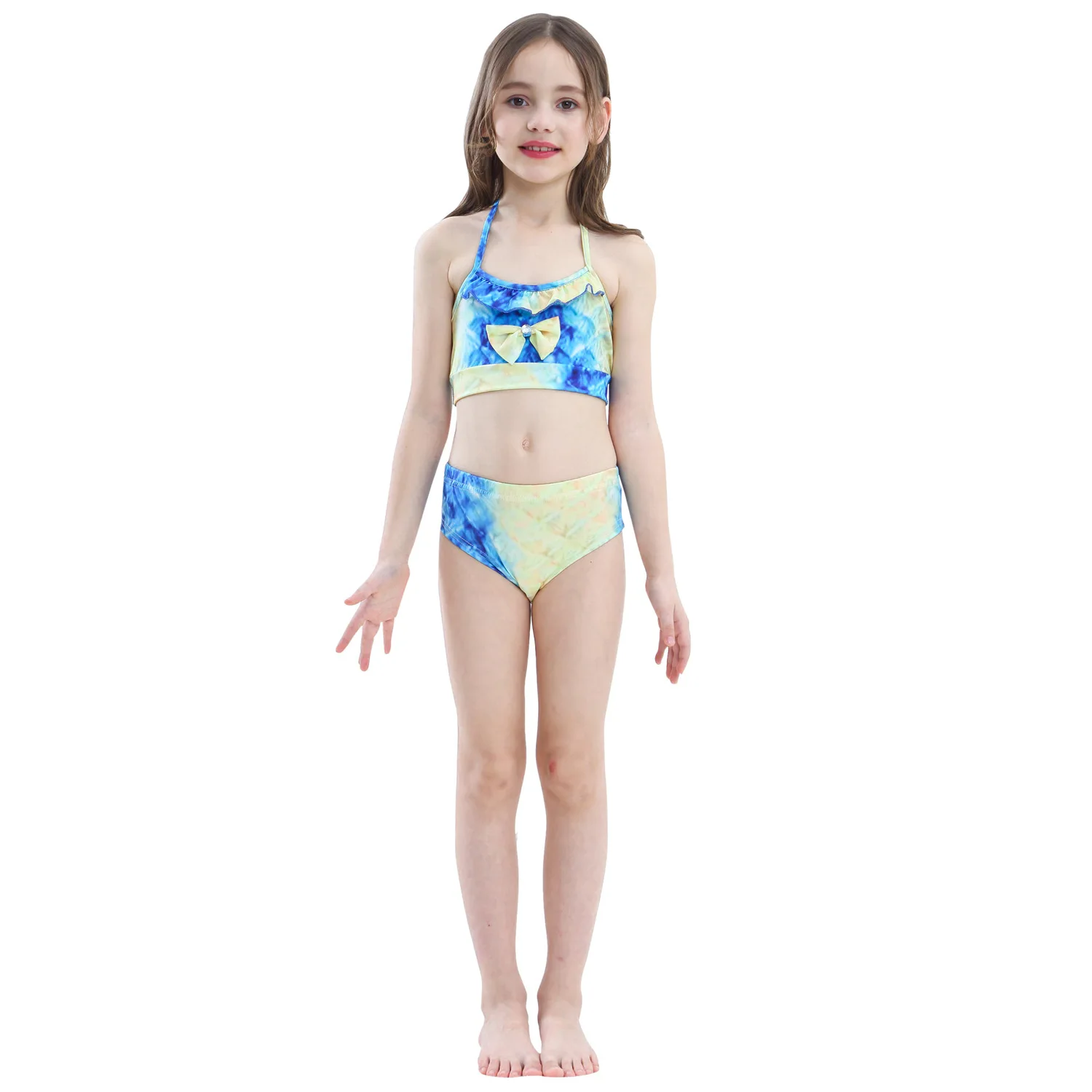 Детский купальный костюм русалки, купальный костюм русалки, платье русалки, купальный костюм, бикини