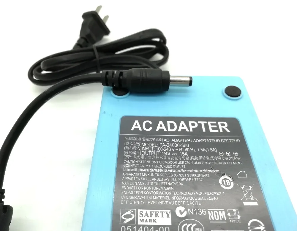 24V 15A AC/DC адаптер питания 200*100*48 мм