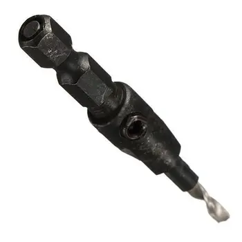 

4pcs Metal Wood PVC Aluminum Drill Bit Countersinking Hex Shank Wrench Screw HSS