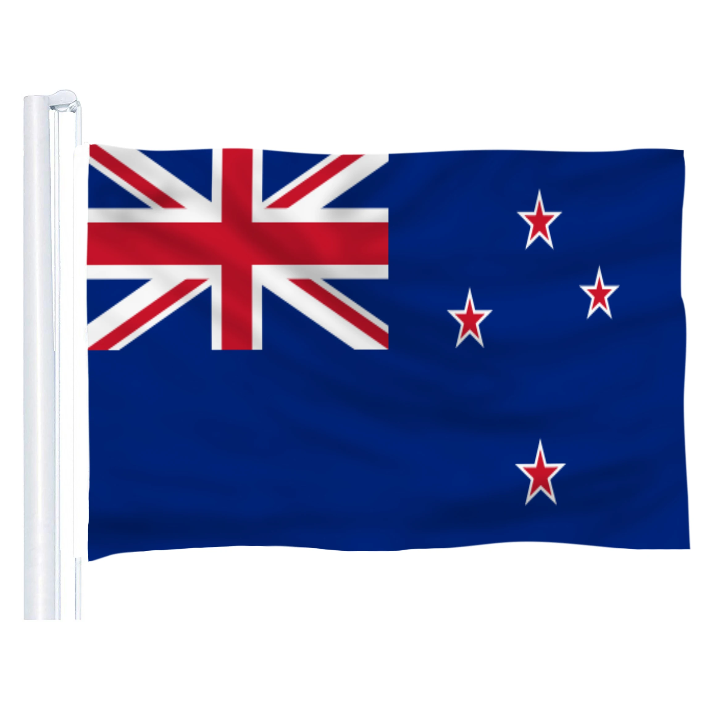 

DFLIVE New Zealand Country Flag 3x5 FT Printed Polyester Fly 90x150 CM New Zealand NZ National Banner