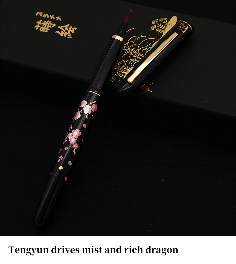 Японская кисточка для волос Turetake pure Wolf Maki-e Object language Pen-style авторучка Мягкая ручка каллиграфия