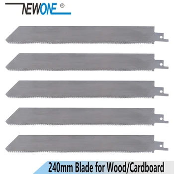 

NEWONE 240mm fine teeth Stainless Steel Reciprocating Saw Blade saber Saw handsaw Accessories Saw blades for wood/plasticcutting