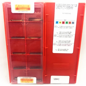 

free shipping N123E2-0200-0002-CM 1125 cnc carbide external grooving inserts 2mm turning blade cutter