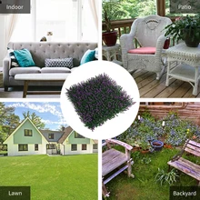 Искусственная трава реалистичные поддельные травы толстые газон ковры самостоятельно дренажный коврик открытый пейзаж балкон патио задний двор