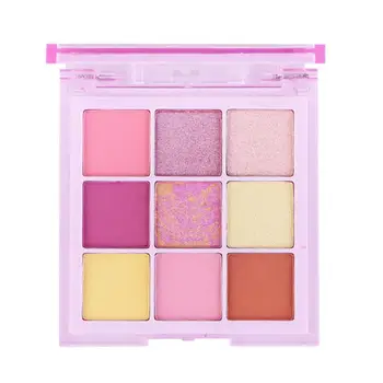 

9 Colors Eye Shadow Pallete Set Matte Glitter Pearlescent Makeup Cosmetics Metallic Eyeshadow Palette Beauty Make Up Maquillage