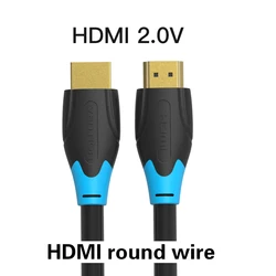Vention Ultra HD High - Speed HDMI Cable, Male to Male, 4K and 3D Support, Multiple Lengths - 8m (Black circle)