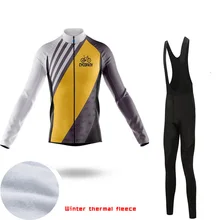 SPTGRVO, LairschDan, зимний термальный флисовый Джерси для велоспорта mtb, комплект одежды,, длинный рукав, велосипедный костюм, Майо, Мужская одежда для верховой езды
