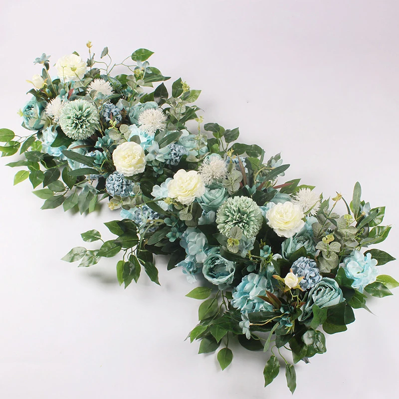 50/100 см personalizado boda flor de Lis pared arreglo suministros peonia de seda искусственный hilera de flores decoracion