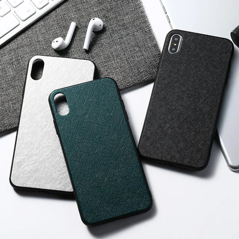 

Luxury Shockproof Fabric Cases For iPhone 11 Pro XR XS MAX X 7 8 6S 6 Plus Case Shockproof Soft Funda For Case iPhone 7 plus 8