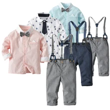 Г. Комплект одежды для маленьких мальчиков, Костюм Джентльмена в клетку с длинными рукавами для мальчиков, детская одежда хлопковый костюм для детей, костюмы из 3 предметов