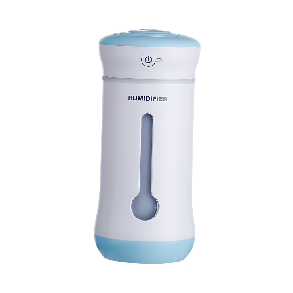 Aroma Humidifier with LED Light USB Fan Humidifier for Bedroom Home Office Essential Oil Diffuser Ultrasonic Air Humidifier