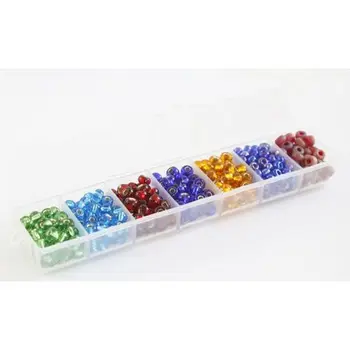

Set of beads Preciosa, 7 colors, 90 gr. Preciosa (No. 17 large mix)