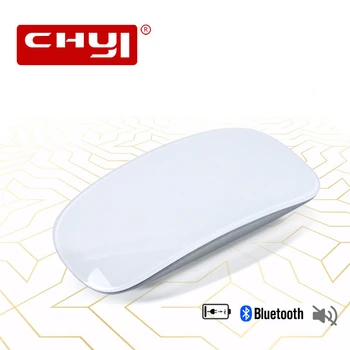 

CHYI Bluetooth 5.0 Wireless Mouse Rechargeable Touch Magic Slim Laser Mice 1600DPI Quiet Office Computer Mause For Apple Mac PC