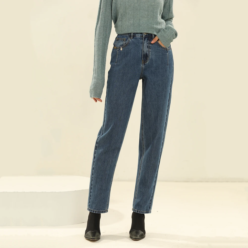 straight leg mom jeans