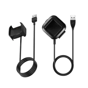 

New Charging Case Box/Base Stand Charger Cradle USB Cable for Fitbit Versa 2 Smart Watch Kit