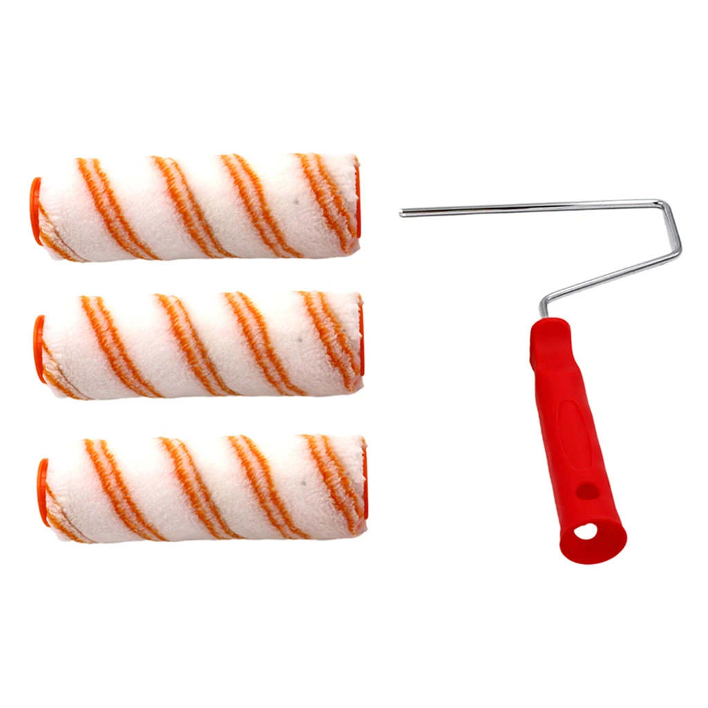 1 Set High Density Wall Paint Roller Kit Roller Frame House Painting