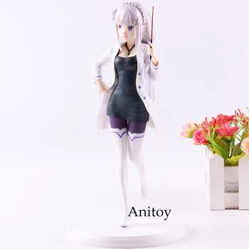 

Anime Re Zero Starting Life In Another World High School Teacher Ver. 1/7 Scale Emilia Action Figure PVC Collectible Model Toy