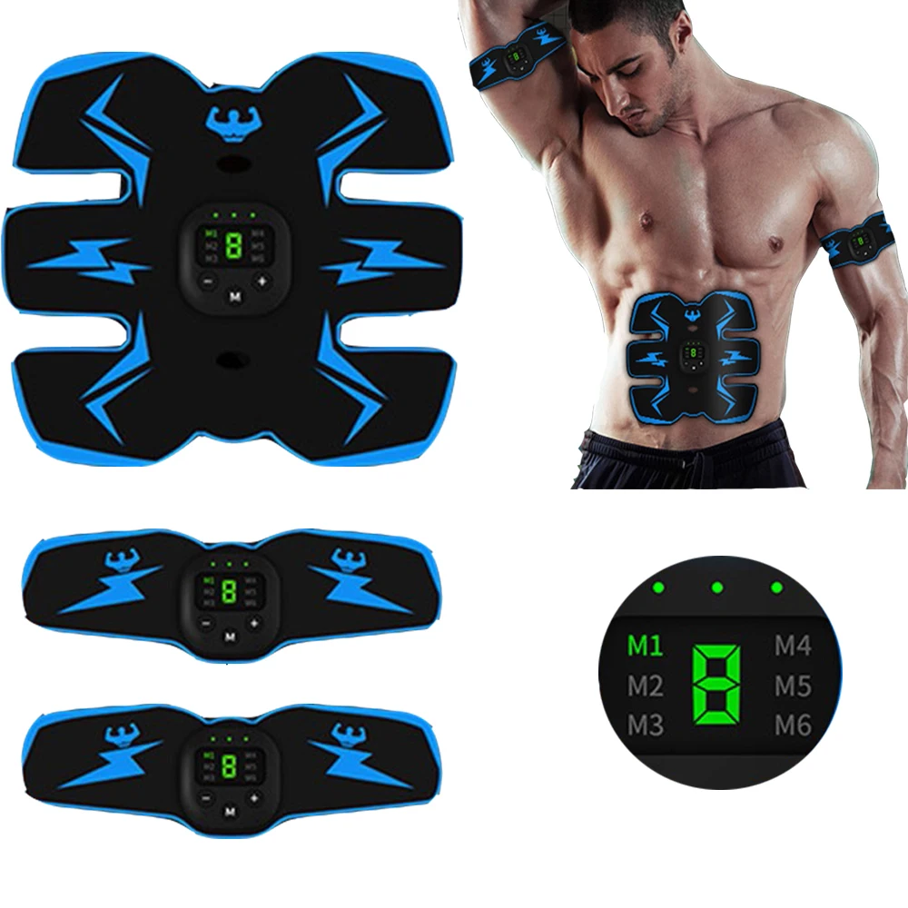 Fitness Abdominal Stimulator Portable Leg Arm Belly Muscle Trainer Weight Loss Machine Pain Relief Body Slimming Exerciser