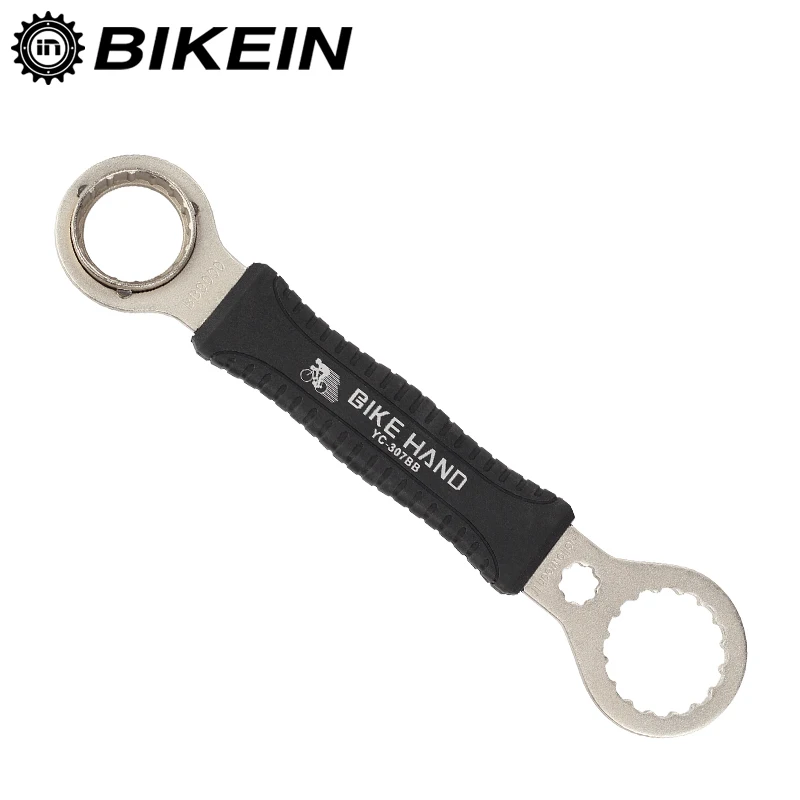 BIKEIN Pro4 Размер Fiets TrapasSleutelVoorShimano Hollowtech II externe BB BBR60 BB9000 Fiets Trapas удаление Reparatie Gereedschap